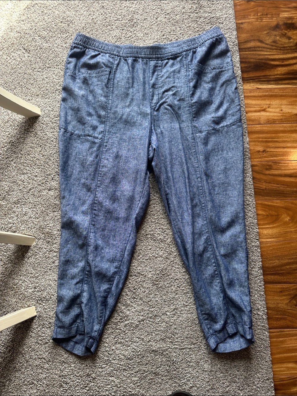 Old Navy Men's Blue Elastic-Waist Jogger Pants